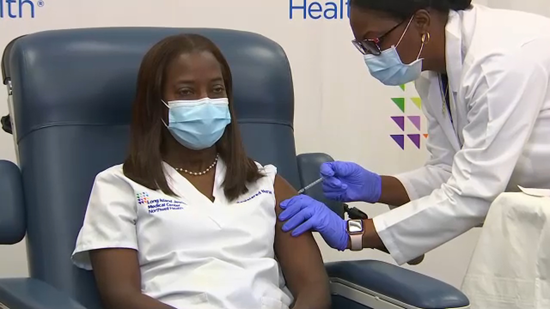 Black ICU Nurse Among The First To Receive Coronavirus Vaccine in New York
