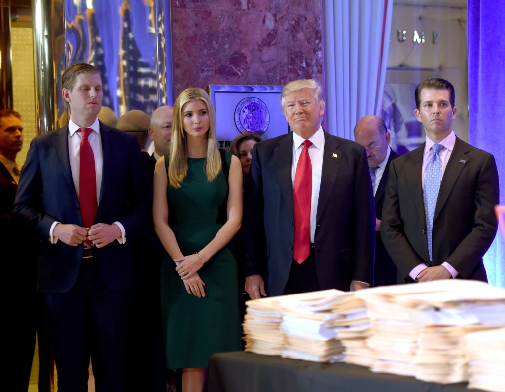 New York Attorney General Sues Donald Trump and Three of His Kids for Fraud