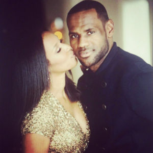 Savannah and LeBron James