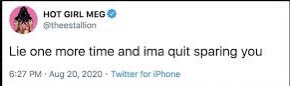 Meg subs Tory Lanez