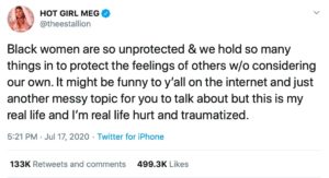 Meg Tweets about shooting