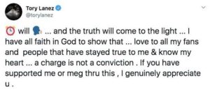 Tory Lanez speaks