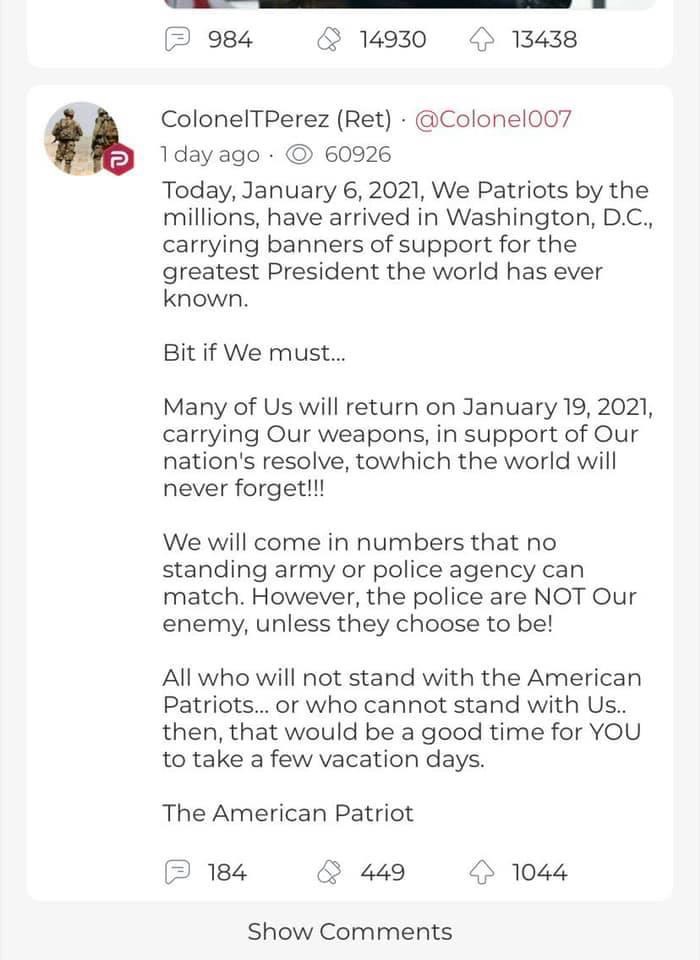 Parler App To Be Banned