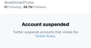 Donald Trump suspended