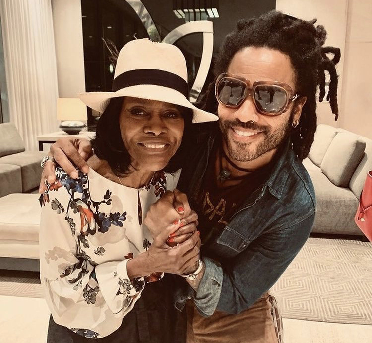 Lenny Kravitz and Cicely Tyson