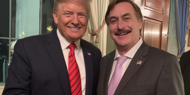 Donald Trump and MyPillow CEO Mike Lindell - Instagram