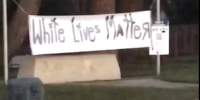 White Lives Matter Sign