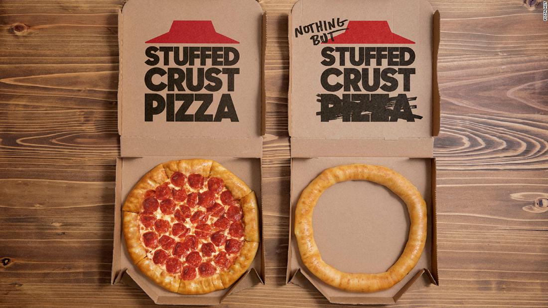 Pizza Hut stuffed pizza