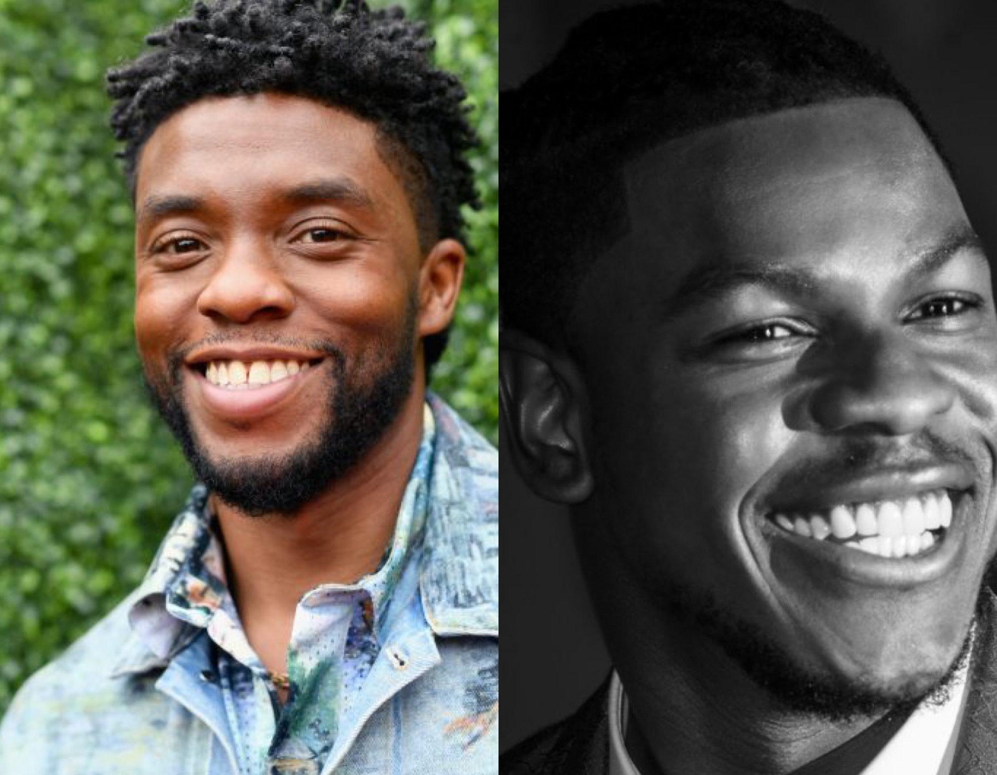 Chadwick Boseman and John Boyega
