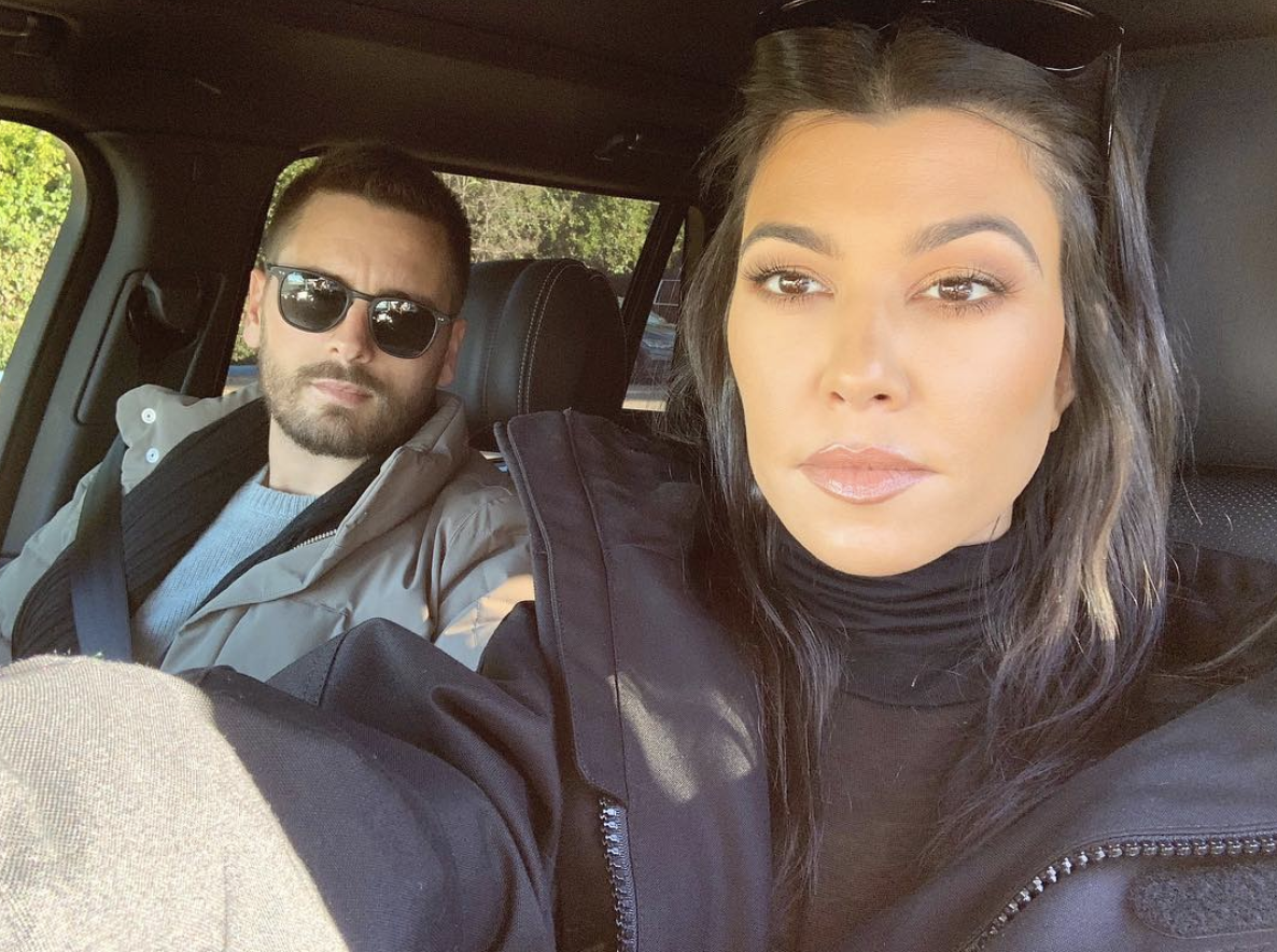 Kourtney and Scott Disick