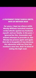 method man speaks out