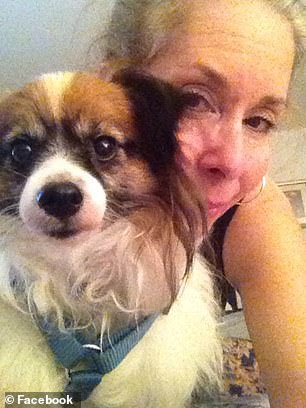 Rhonda Bomwell and her dog, Pierre