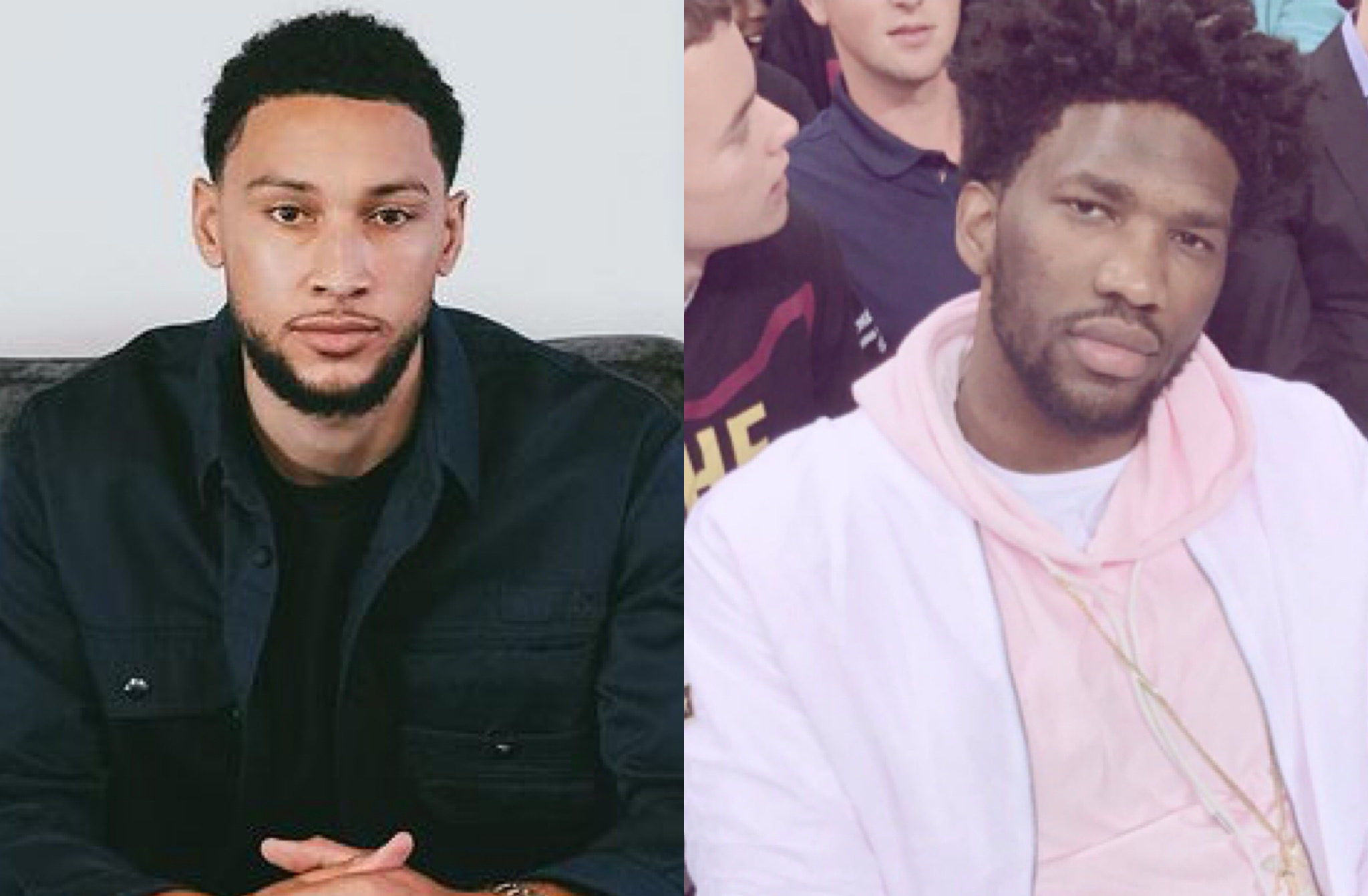 Joel Embiid and Ben Simmons