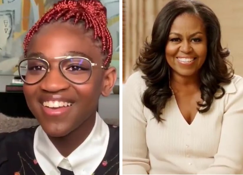 Zaya Wade and Michelle Obama