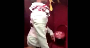 High School Football Player Forced Into Locker With Banana Peels