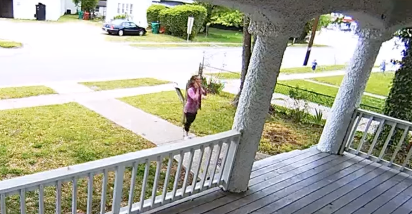 woman tells neighbor you're not the right color