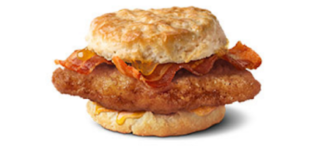McDonalds crispy chicken bacon biscuit