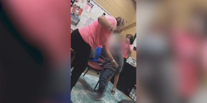 Florida Principal Punishing Child On Camera
