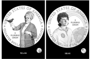 maya angelou and sally ride quarters