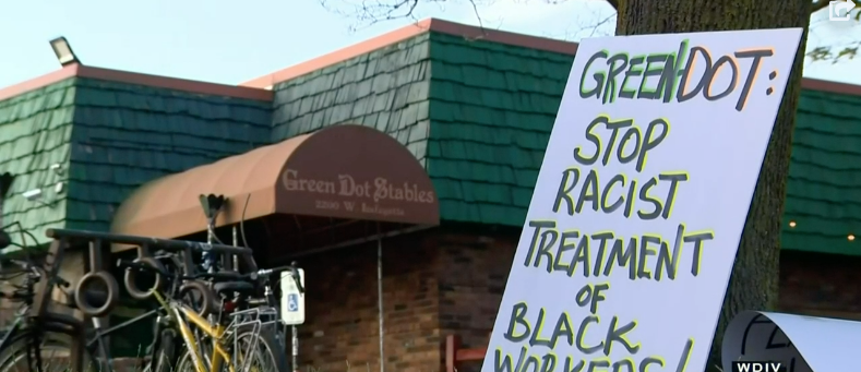 green dot restaurant protests