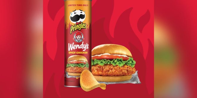 pringles x wendys spicy chicken sandwich