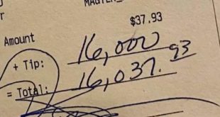 Generous Customer Leaves Behind $16,000 Tip, Ordered Some Hotdogs, Chips, Drinks