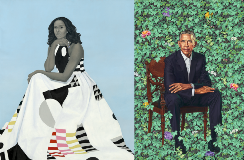 obamas portraits