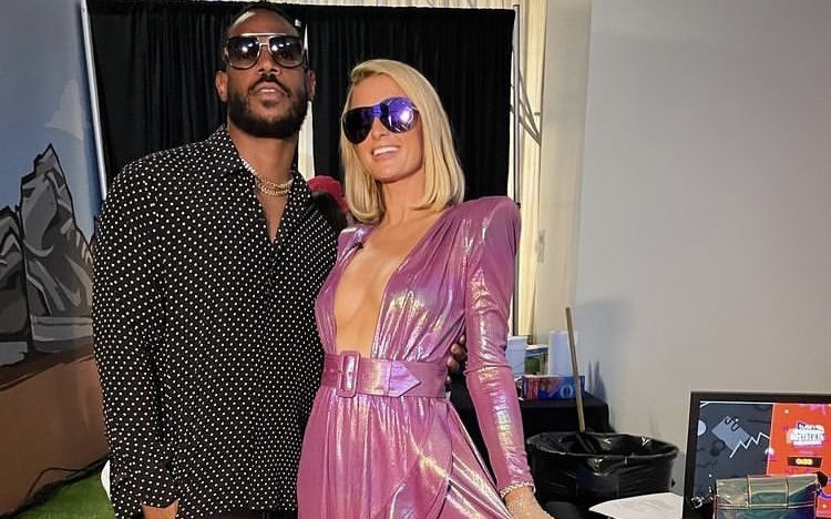 Marlon Wayans and Paris Hilton