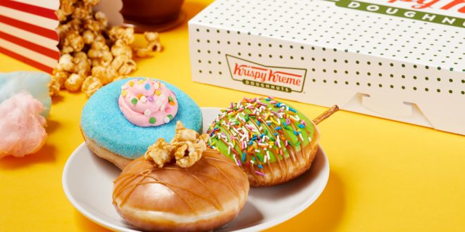 Krispy Kreme’s new Carnival Collection.