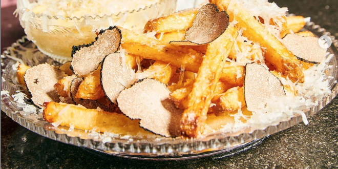 Most Expensive Fries Made With Edible Gold Dust And Champagne