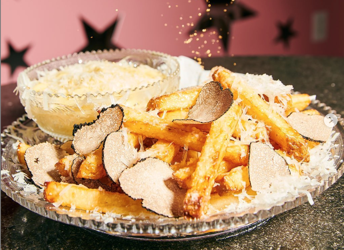 Most Expensive Fries Made With Edible Gold Dust And Champagne