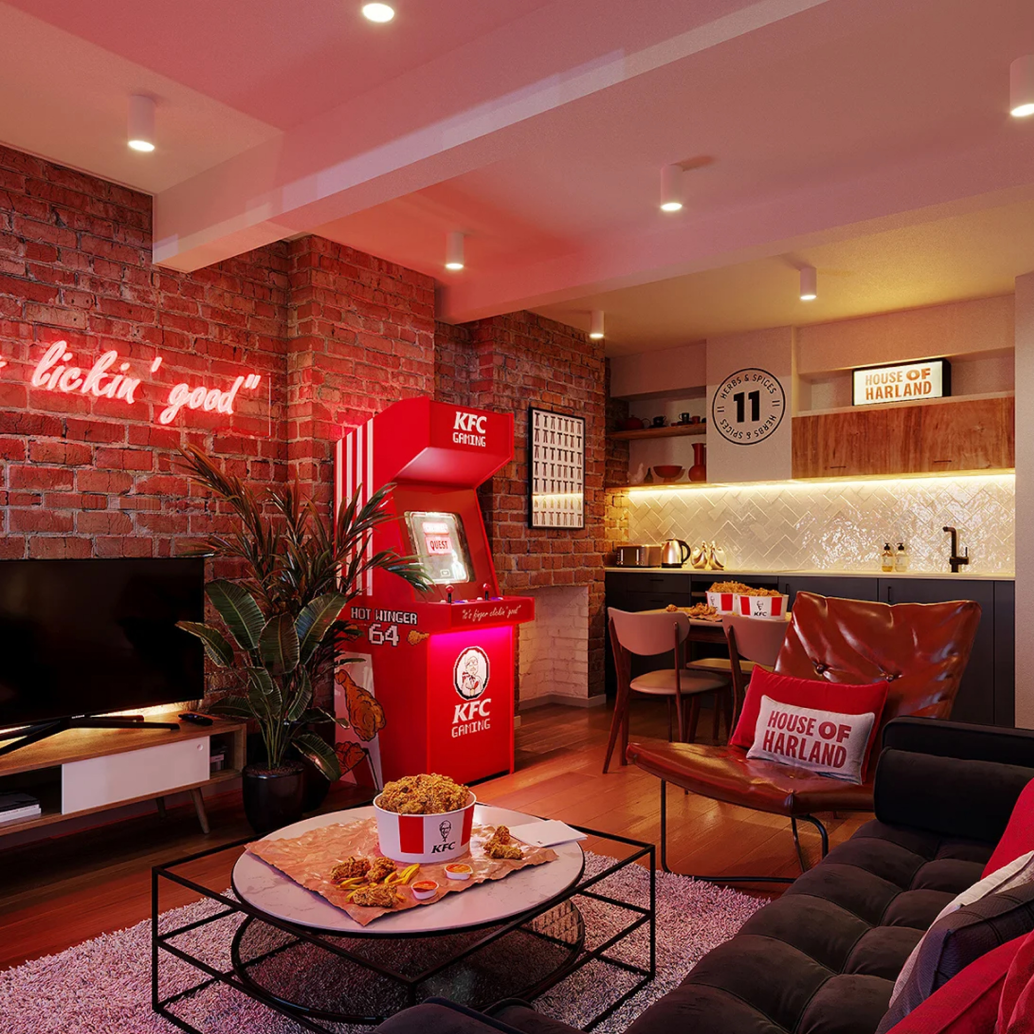 68E83B54-ED25-4AB1-8BA7-86EC9017E231 - Baller Alert KFC Introducing First-Ever Pop-Up Hotel With “Press-For-Chicken” Button