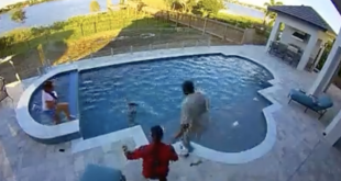 andre drummond saves son in pool