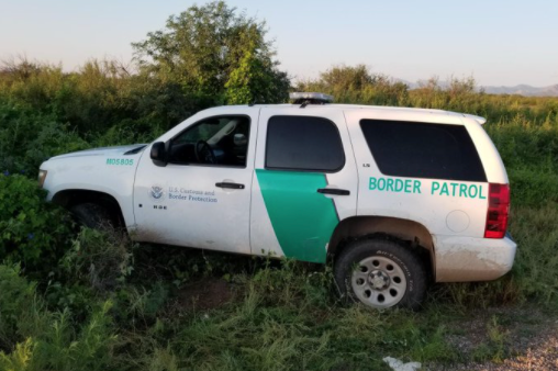 fake border patrol car