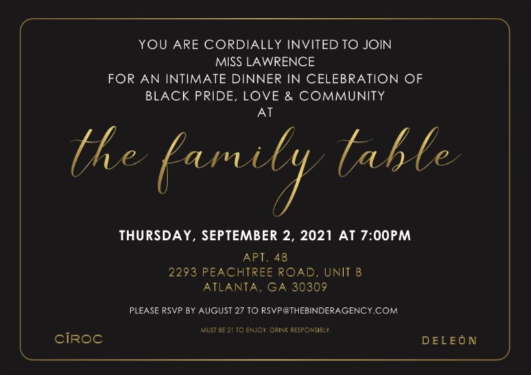 Miss Lawrence Brings The LGBTQ & HETERO Communities Together For "The Family Table" Hosted by Ciroc
