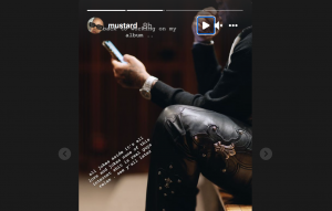 Mustard Responds to Backlash