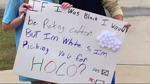 Racist Homecoming Proposal