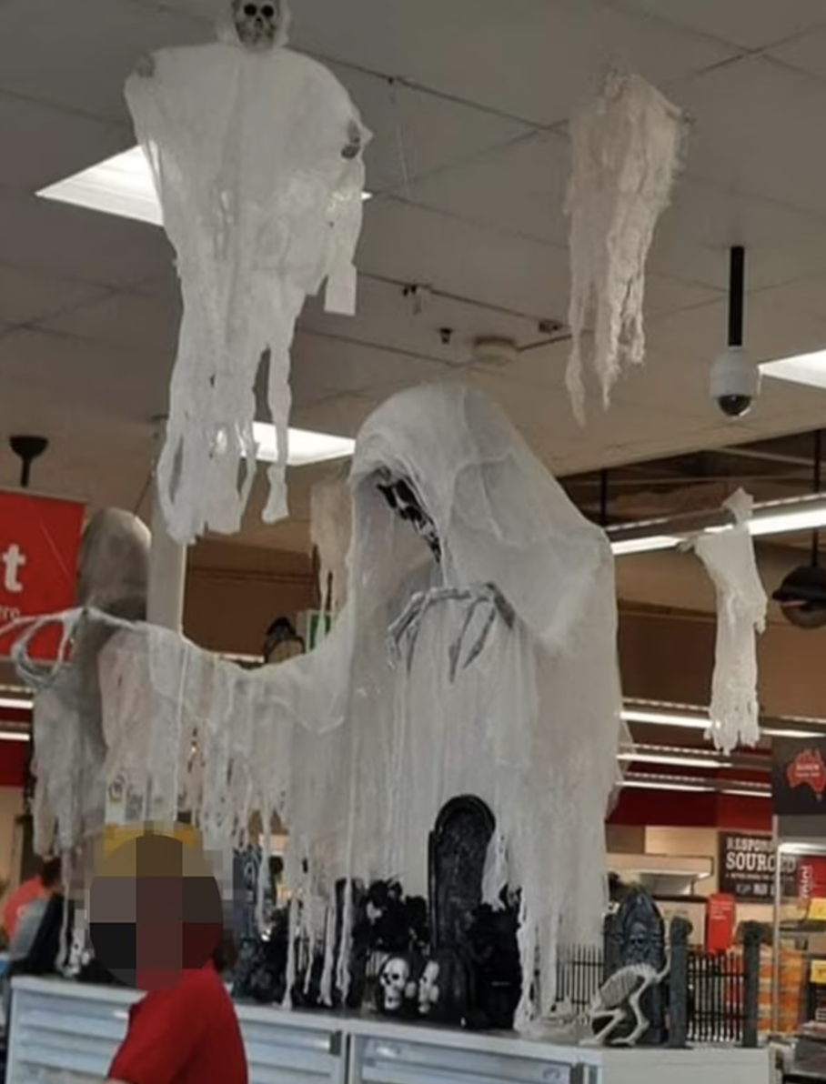 Coles Halloween Display