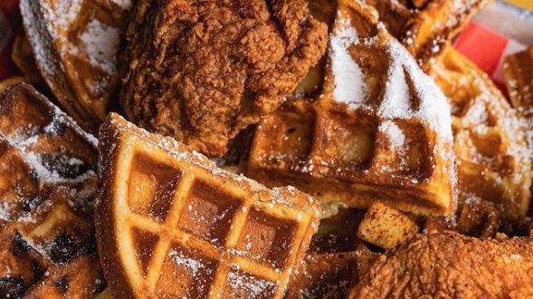 sweet chick chicken and wafflessweet chick chicken and waffles