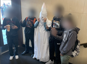 Pittsburgh High School student wearing KKK robe.