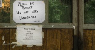 Understaff hiring sign