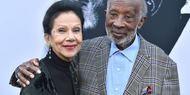 Music executive Clarence Avant and his wife Jacqueline Avant