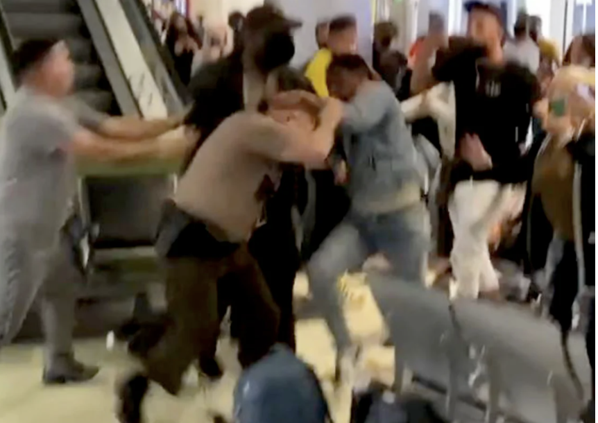 Police officers and travelers in brawl at Miami International Airport