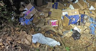 fedex packages tossed in ravine