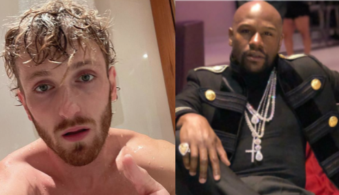 Logan Paul and Floyd Mayweather