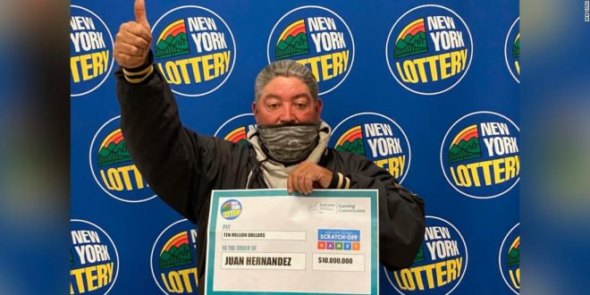 Juan Hernandez lottery winner