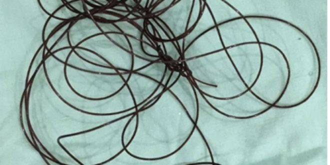 Black nylon string