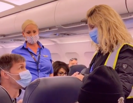 Man Thrown Off Allegiant Flight For Wearing “Let’s Go Brandon” Mask - Baller Alert Man Thrown Off Allegiant Flight For Wearing “Let’s Go Brandon” Mask