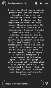 alyssa scott baby zen ig post