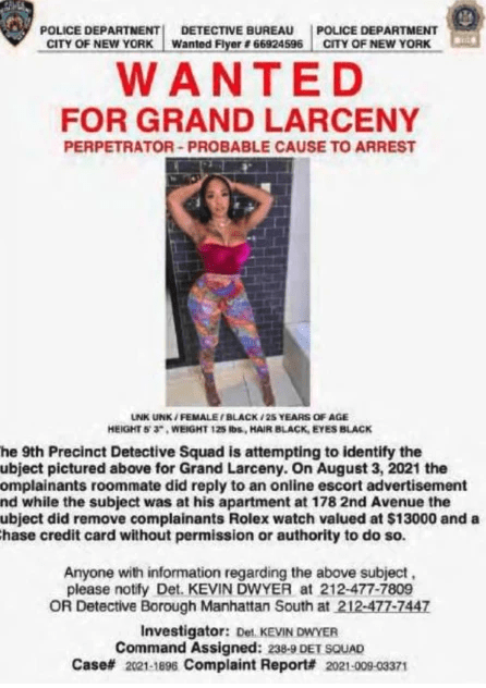 Eva Lopez Wanted Poster